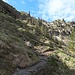 Steiler Weg aus dem Talkessel