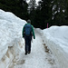 Es hat noch viel Schnee