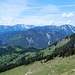 Käswand (1690 m)<br />Blick nach Südwesten