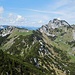 Wildalpjoch (1720 m),<br />Blick zum Wendelstein