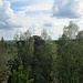 Blick von der nördlichen Schnarcherklippe zur südlichen Schnarcherklippe (mit Kreuz).