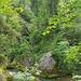 Blick auf die Engstelle beim Aufstieg 
