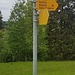 der Wegweiser: Auen Süd 795 m