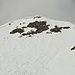 Unter dem Chlein Schwarzhorn hat sich der Hang bereits entladen.