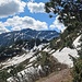 Rückblick auf den Wanderweg und bis zum Ochsenkopf