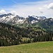 die Aussicht vom Sitzbank auf dem Sassförkle