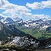 vom Schönberg aus hat man ein super Alpen Panorama