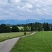 Schöner Blick auf die Berge 