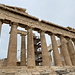 Unterwegs in Athen - Blick auf die östliche Seite des Parthenon.