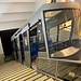 Unterwegs in Athen - Wagen 2 in der Bergstation der Standseilbahn, kurz unterhalb des Lykabettus-Gipfels.