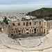 Unterwegs in Athen - Blick über das am Fuß des Akroplis-Hügels gelegene Odeon des Herodes Atticus.