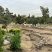 Unterwegs in Athen - Blick über einen Teil der antiken Griechischen Agora zum Tempel des Hephaistos.