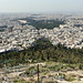 Unterwegs in Athen - Ausblick etwas unterhalb des Lykabettus-Gipfels. Zu erahnen ist u. a. das Panathinaiko-Stadion.