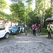 Raggiunto il parcheggio della Cappella Fina (sopra l’Alpe Pala a Miazzina) ci si prepara e si parte (sono le 7.35).