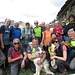 Foto di gruppo vicino al bivacco, dopo il ricompattamento.