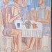 <b>Giuseppe De Luca (Pachino, 1943) - "Figure cubiste a tavola", 1961.</b>