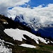 L'Eiger depuis la Grosse Scheidegg. Même en bord de route les avalanches menacent encore !