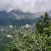 E infine, uno sguardo all’indietro sul Sasso Cavallo e sul Sasso dei Carbonari (nascosti dalle nuvole), avancorpi del Grignone.