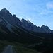 Der Fahrweg führt im Griesbachtal bergauf.