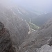Atemberaubender Tiefblick in die Schlick.
