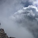 Waschküchenwetter auf der Schlicker Seespitze.