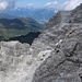 Besonders beim Abstieg muss man auf das lose Geröll aufpassen.