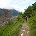 Auf dem Lötschberg-Südrampen-Weg nahe Ausserberg.