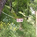 Hier zweigt die Kummera-Suone vom Wanderweg ab. Aktuell ist die Begehung von dieser Seite gesperrt, aber vielleicht ändert sich das ja bald...