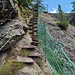 Treppensteigen auf dem Erlebnisweg