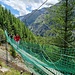 zweite Hängebrücke auf dem Erlebnisweg (II)