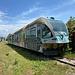 Pyrgos (Πύργος) - Auch der vergleichsweise neue Stadler-GTW (4302, 4502?, 4402) ist abgestellt.