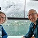 und so sitzen wir drinnen auf dem Weg nach Maroggia-Melano