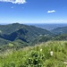 Blick bis in die norditalienische Ebene