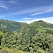 Rückblick zum Pizzo della Croce und dem Bauernhaus darunter