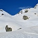 <b>In discesa, solo a partire dai Laghi della Valletta posso sciare come si deve, su neve bagnata e pesante, ma godibile.</b>