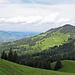 Rückblick beim Anstieg zum Kamor