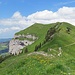 Rückblick beim Aufstieg zum Hohen Kasten zum Kamor