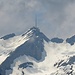 Zoom zum stark bewölkten Säntis