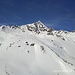 Beim Anstieg Blick zum Flüela Schwarzhorn