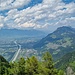 Das Ländle rechts des kanalisierten Alpenrheins