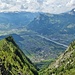Eindrücklicher Tiefblick nach Balzers