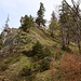 Rückblick zur Abstiegsroute vom Reitstein