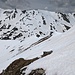 Weiter unten muss man noch im Schnee traversieren.