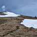 Auch im steileren Teil runter nach Furcletta liegt noch teilweise Schnee, und somit konnte ich effizient runtersurfen.