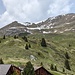 Rückblick zum Piz Toissa vom Bike Depot.