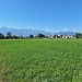 Sicht zu den Berner Alpen