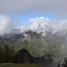 auf dem Großen Riesenkopf ist die Aussicht heute nicht riesig