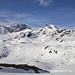 Blick zum Piz Vadret und Piz Grialetsch (zum Letzteren Skitour am 25.12.85)