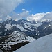 Immerhin ist die Sicht in die Lienzer Dolomiten besser.  Sieht wirklich interessant aus da drüben.