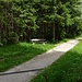 Der Top-Komfort-Wanderweg führt am Geißschädel entlang nach Norden.